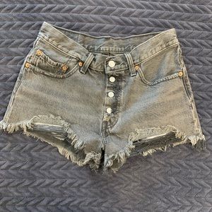 LEVI Button Fly Denim Shorts